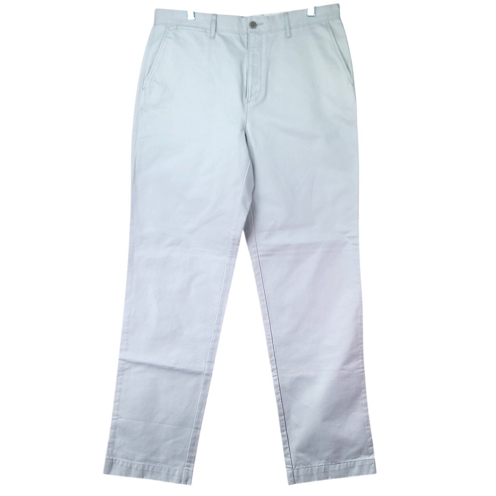 J.Crew Oarsman Chino Pants Mens 35x33 Stone New Broken-In Straight Leg Cotton